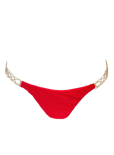 June Tango Bottom - Red - Regina's Desire Swimwear