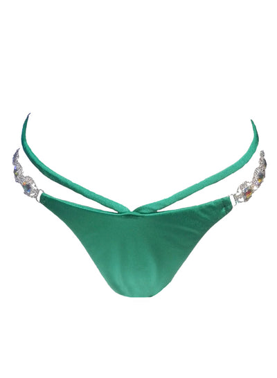 Shanel Tango Bottom - Green - Regina's Desire Swimwear